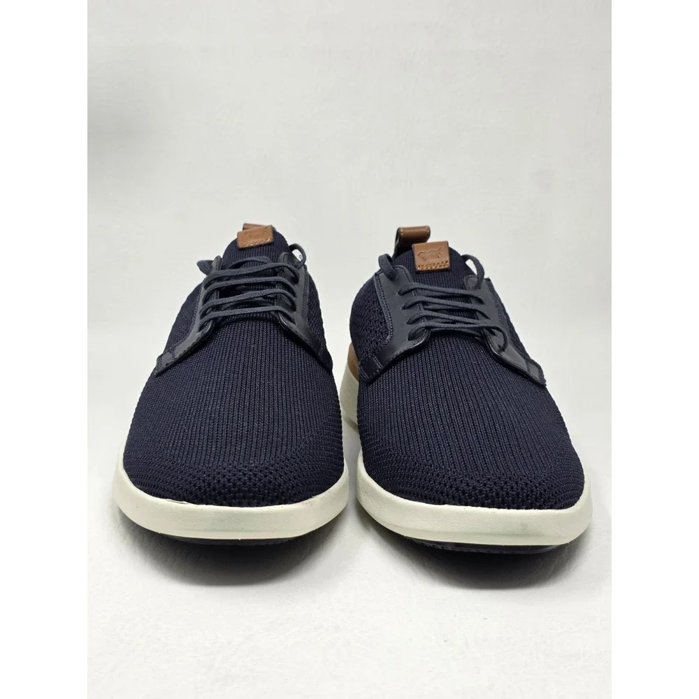 Wolf & Shepherd Swiftknit Derby Mens Sz US 7 Navy Knitted Stretch Shoes HAWK1637